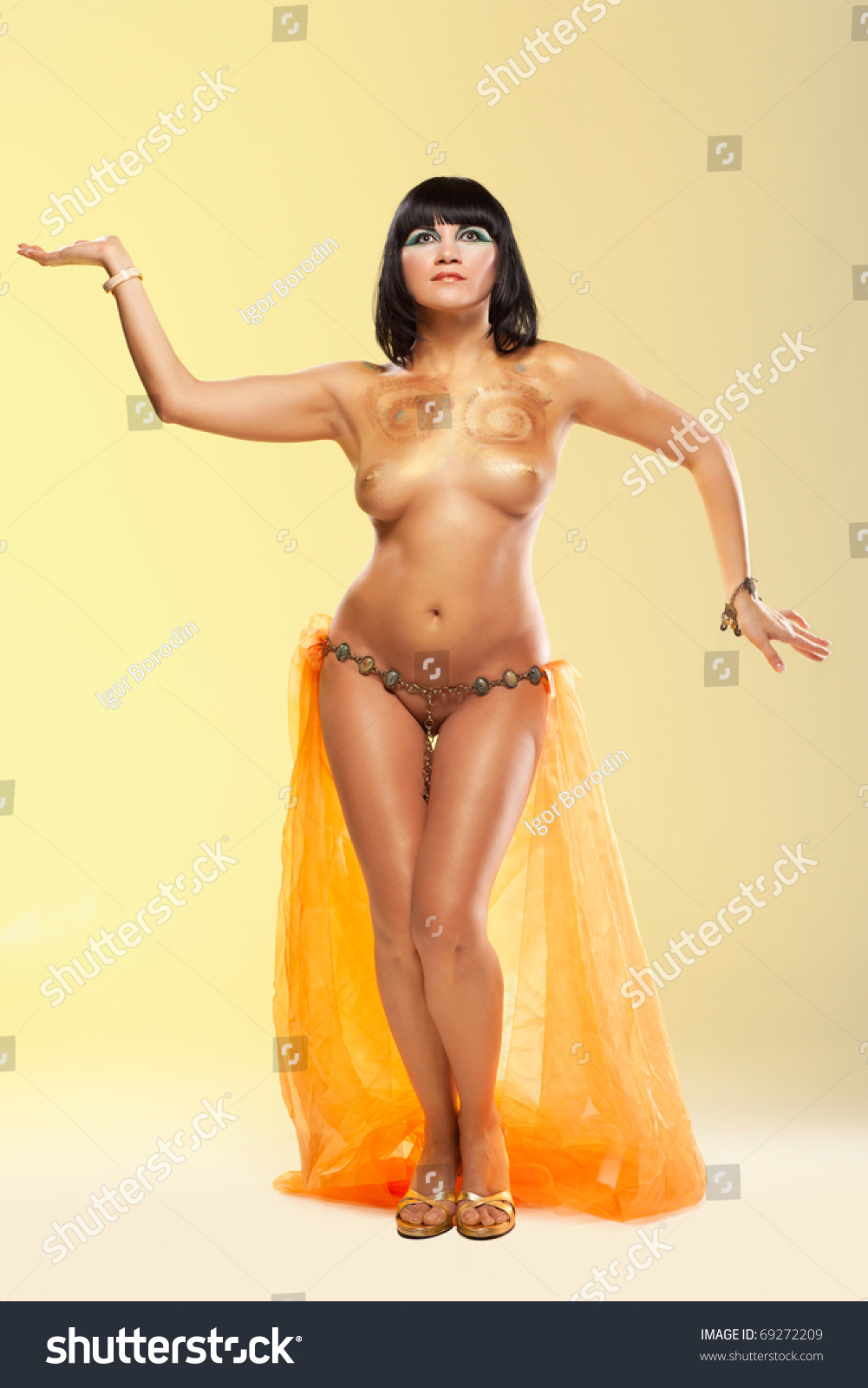 Nude Ancient Egyptian Dancer 110