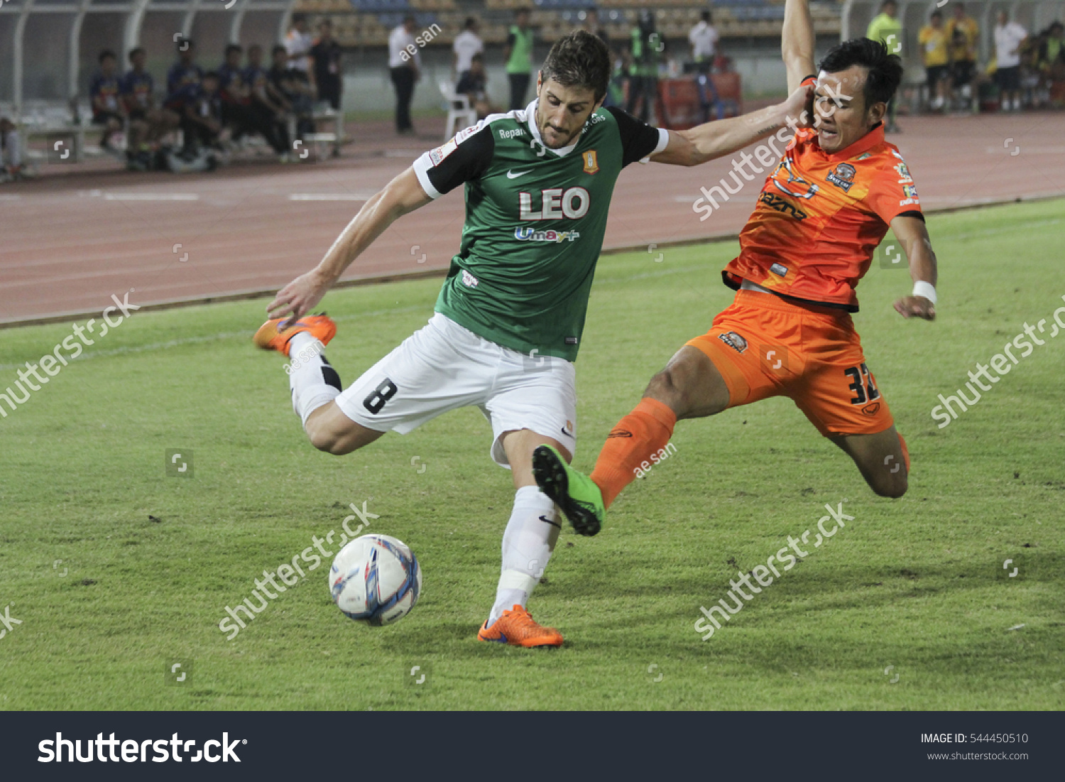 Nakhonratchasima Thailandmar30 Player Nakhon Ratchasima Fc Stock Photo Edit Now