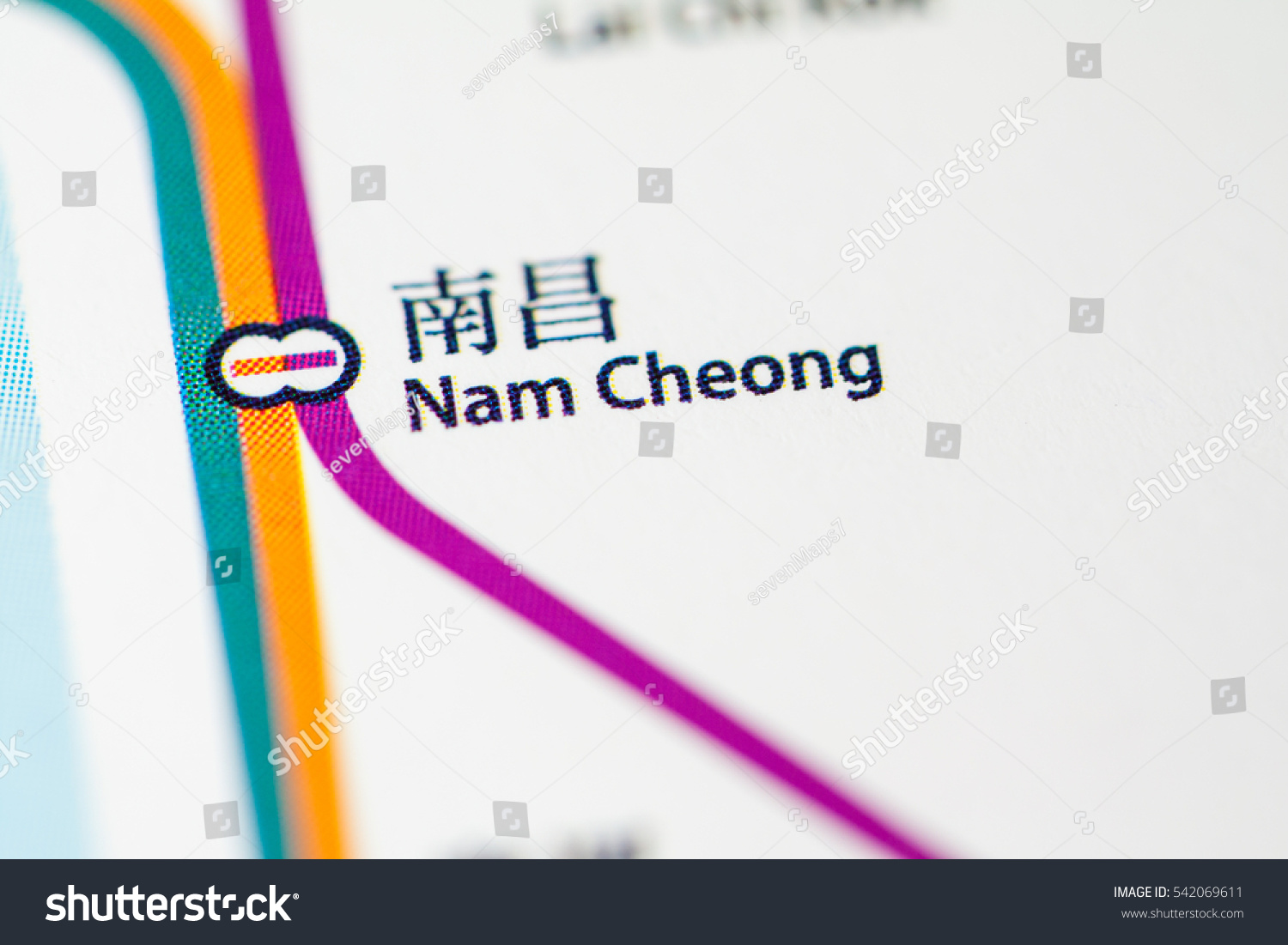 Nam Cheong Station Map Nam Cheong Station Hong Kong Metro Stock Photo 542069611 | Shutterstock