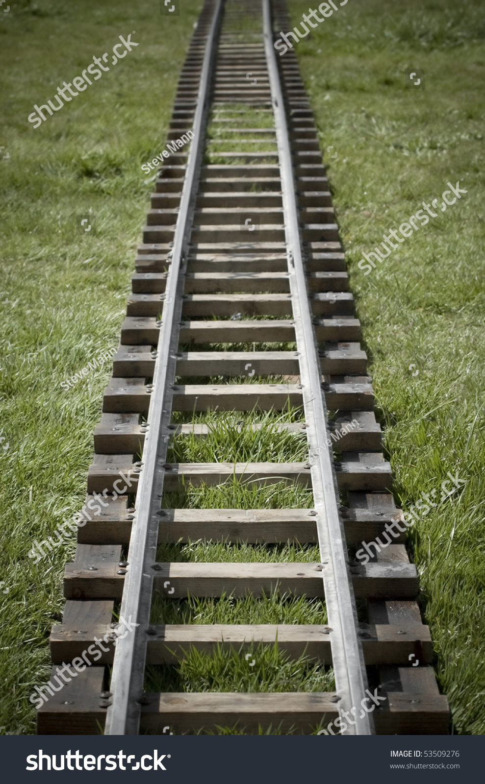 Narrow Gauge Model Railroad Track Stock Photo 53509276 - Shutterstock