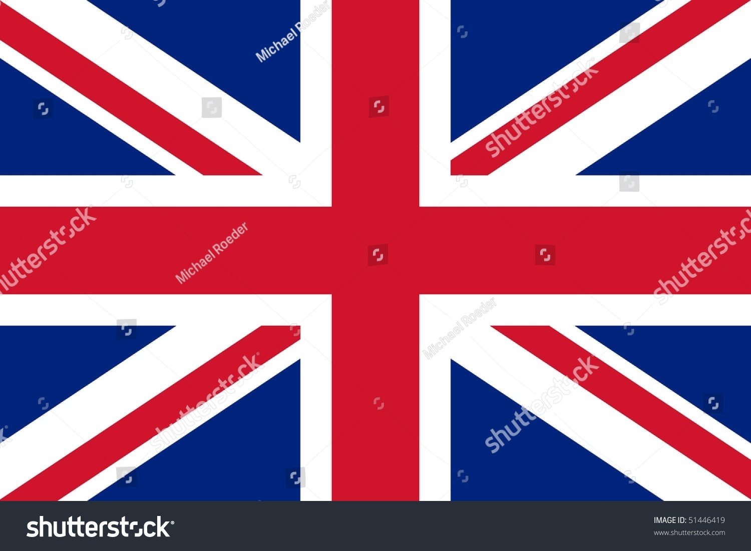 National Flag United Kindom Stock Photo 51446419 : Shutterstock