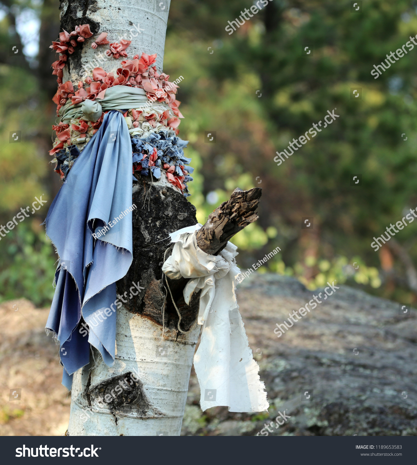 Native American Prayer Cloths Prayer Bundles Stock Photo Edit Now