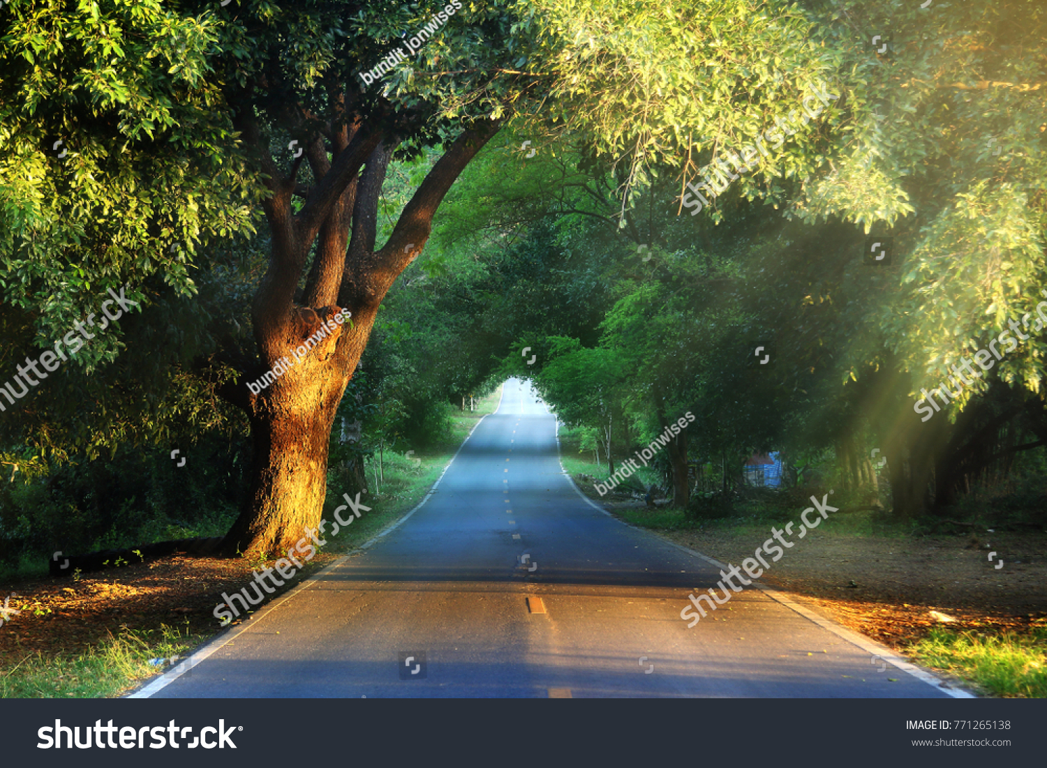 Natural Background Route Journey Amidst Big Stock Photo 771265138