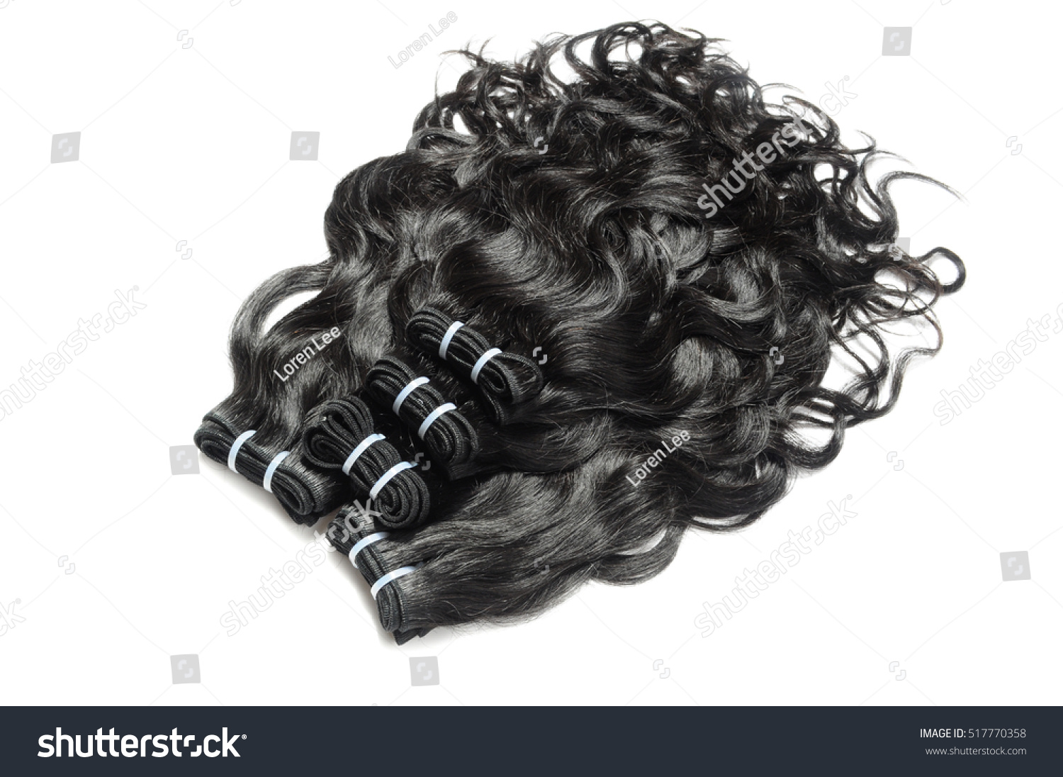 curly wavy hair weave