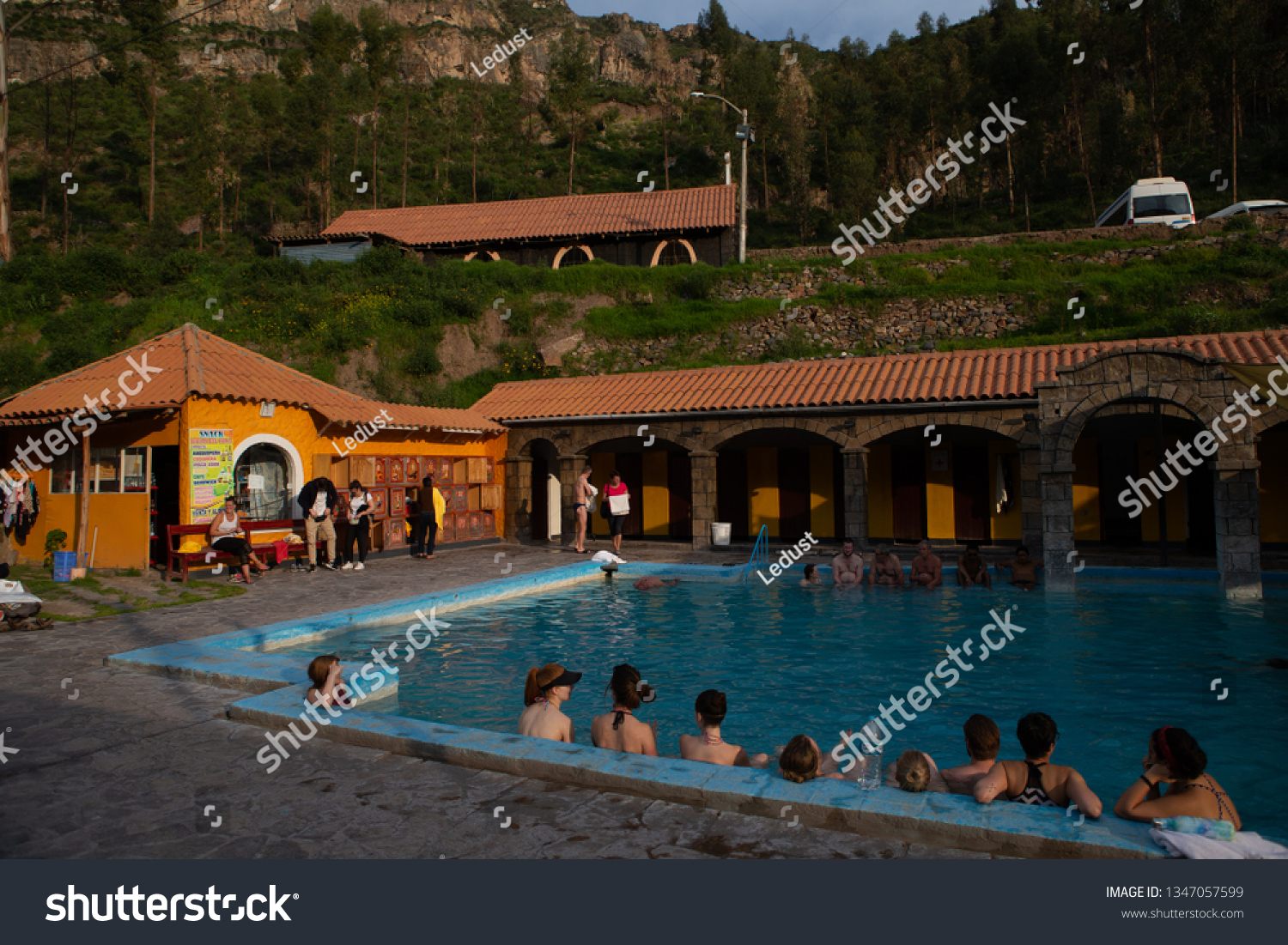 Natural Hot Springs Termales La Calera Stock Photo Edit Now 1347057599