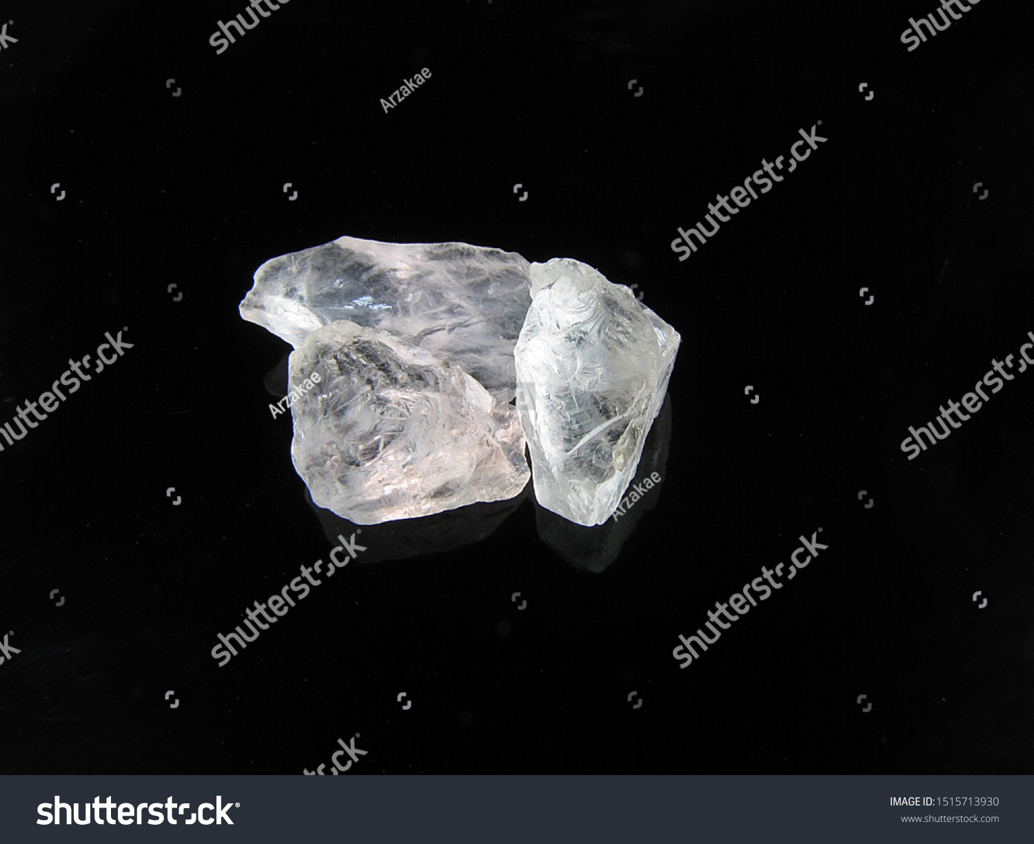 Wonderbaarlijk Natural Mineral Rough Pure Beryl Goshenite Stock Photo (Edit Now ET-16