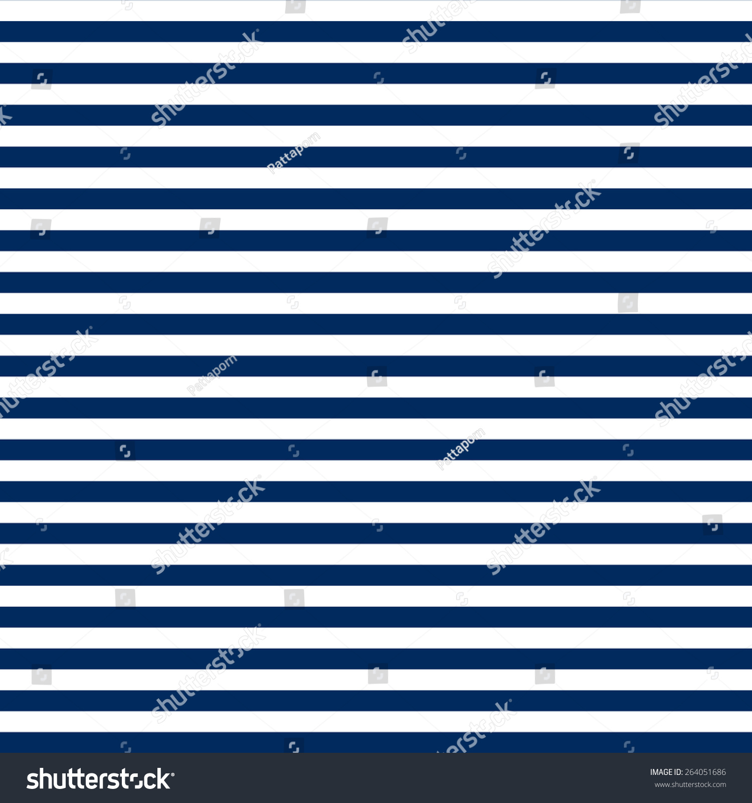 Navy Blue White Horizontal Stripes Pattern Stock Illustration 264051686 ...