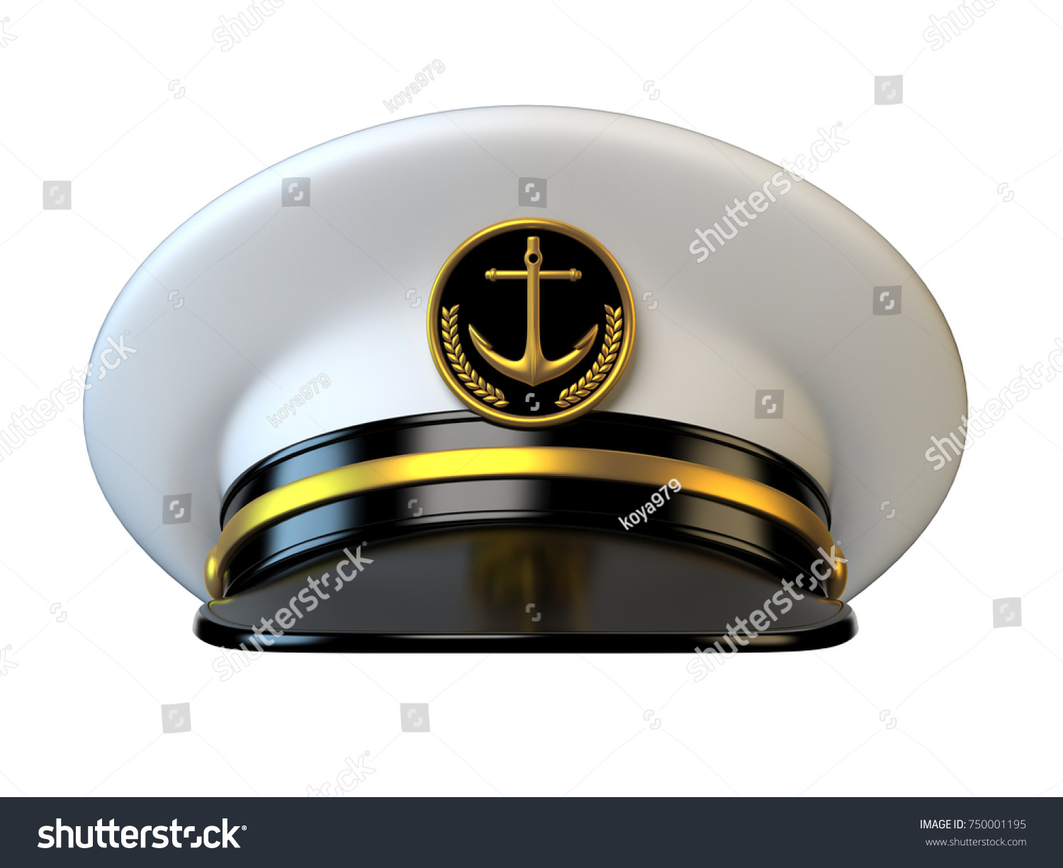 navy captains hat