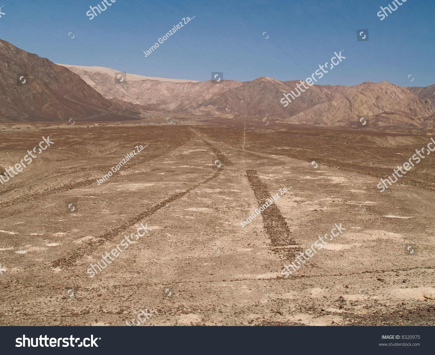 Nazca Lines Peruvian Desert Stock Photo 8320975 : Shutterstock