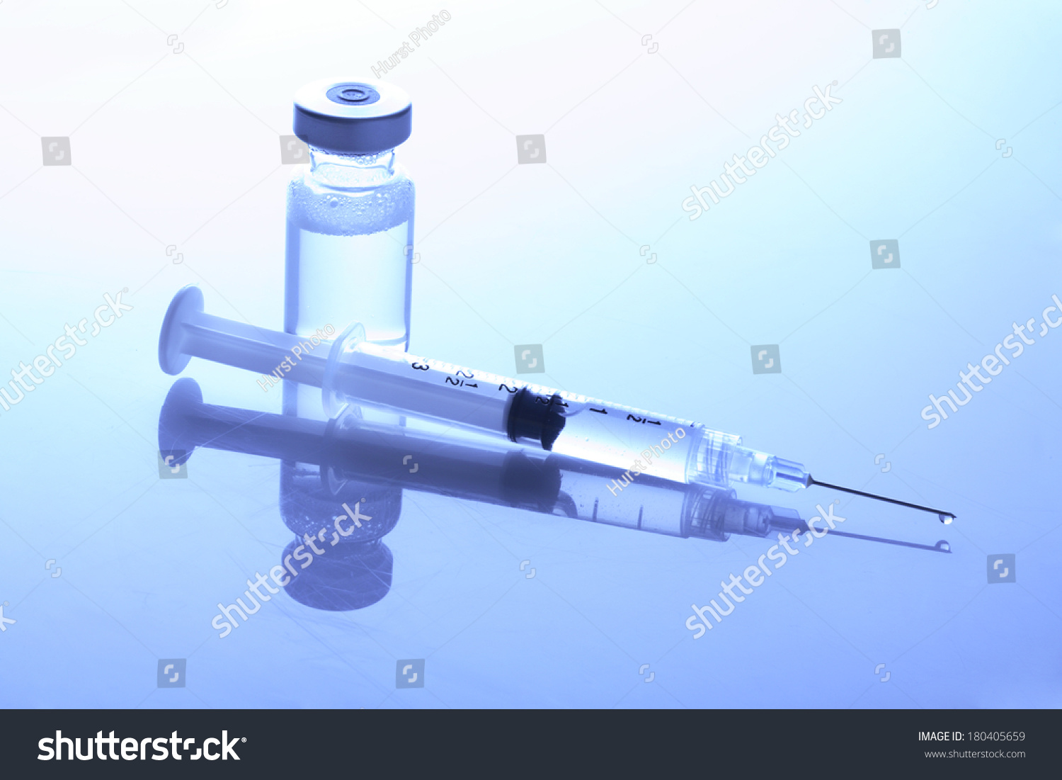 Needle Injection Bottle Stock Photo (Edit Now) 180405659