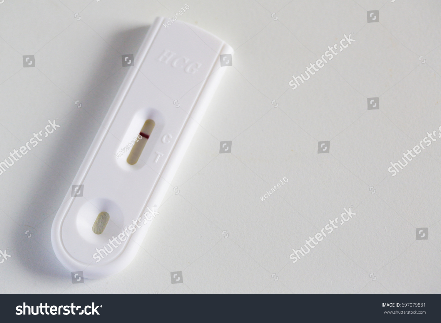 Negative Pregnancy Test On Strip Baby Stock Photo 697079881 | Shutterstock