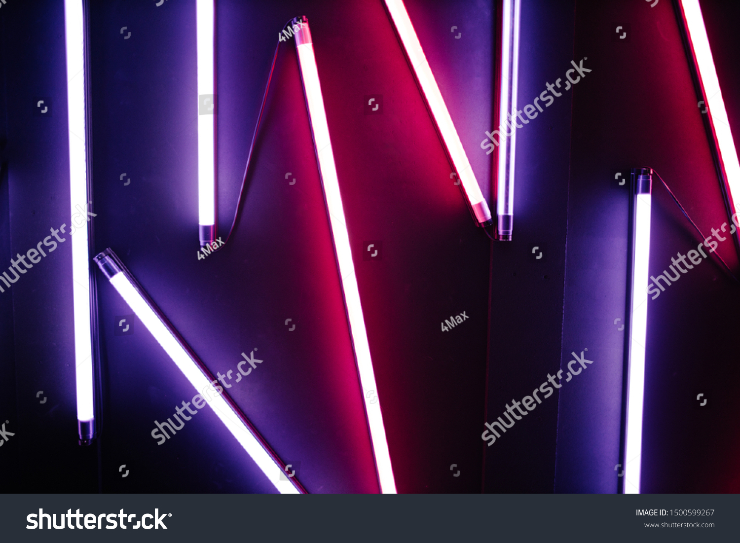 Neon Lights Light Colorful Blue Red Stock Photo 1500599267 | Shutterstock