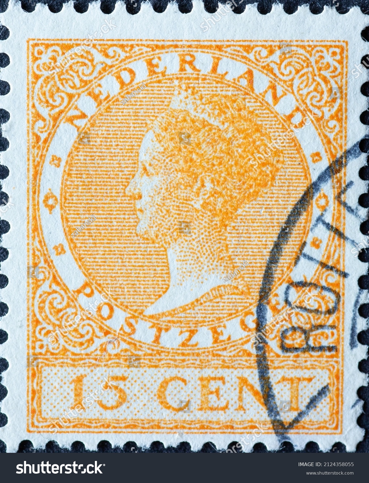 Netherlands Circa 1924 Postage Stamp Netherlands Stock Photo (Edit Now ...