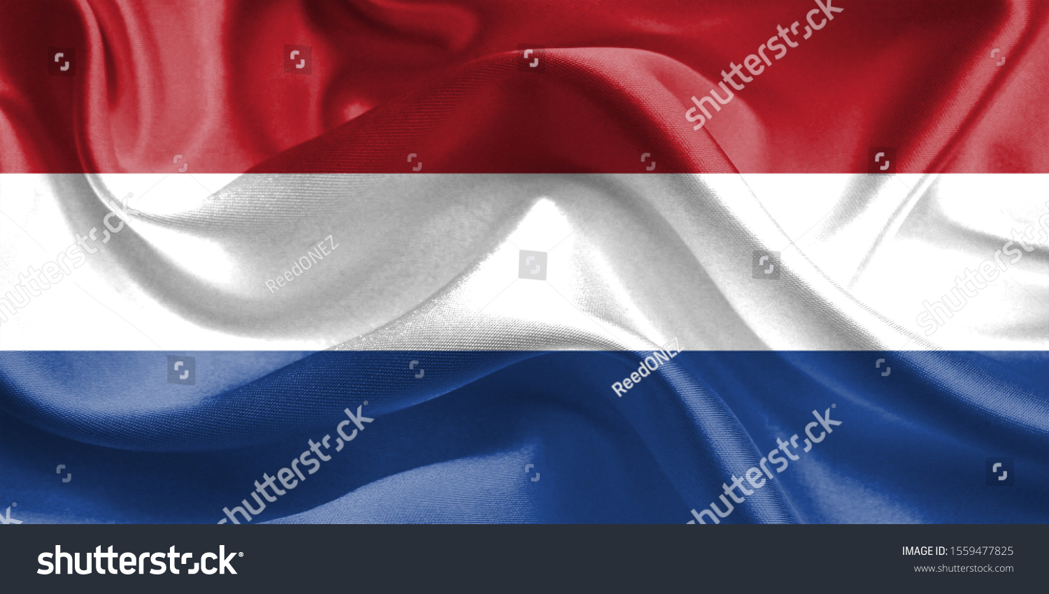 Netherlands Flag Waving Rippled Flags 3d Stock Illustration 1559477825 Shutterstock