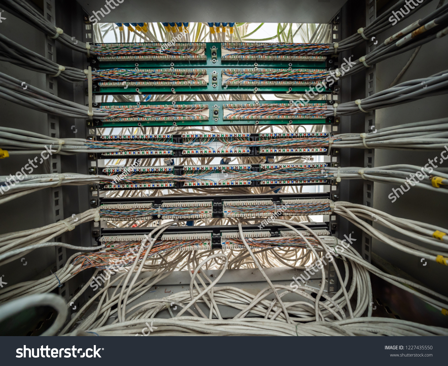 network rack patch panel