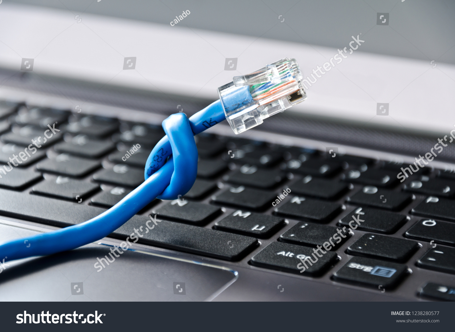 Network Cable Knot Stock Photo 1238280577 | Shutterstock