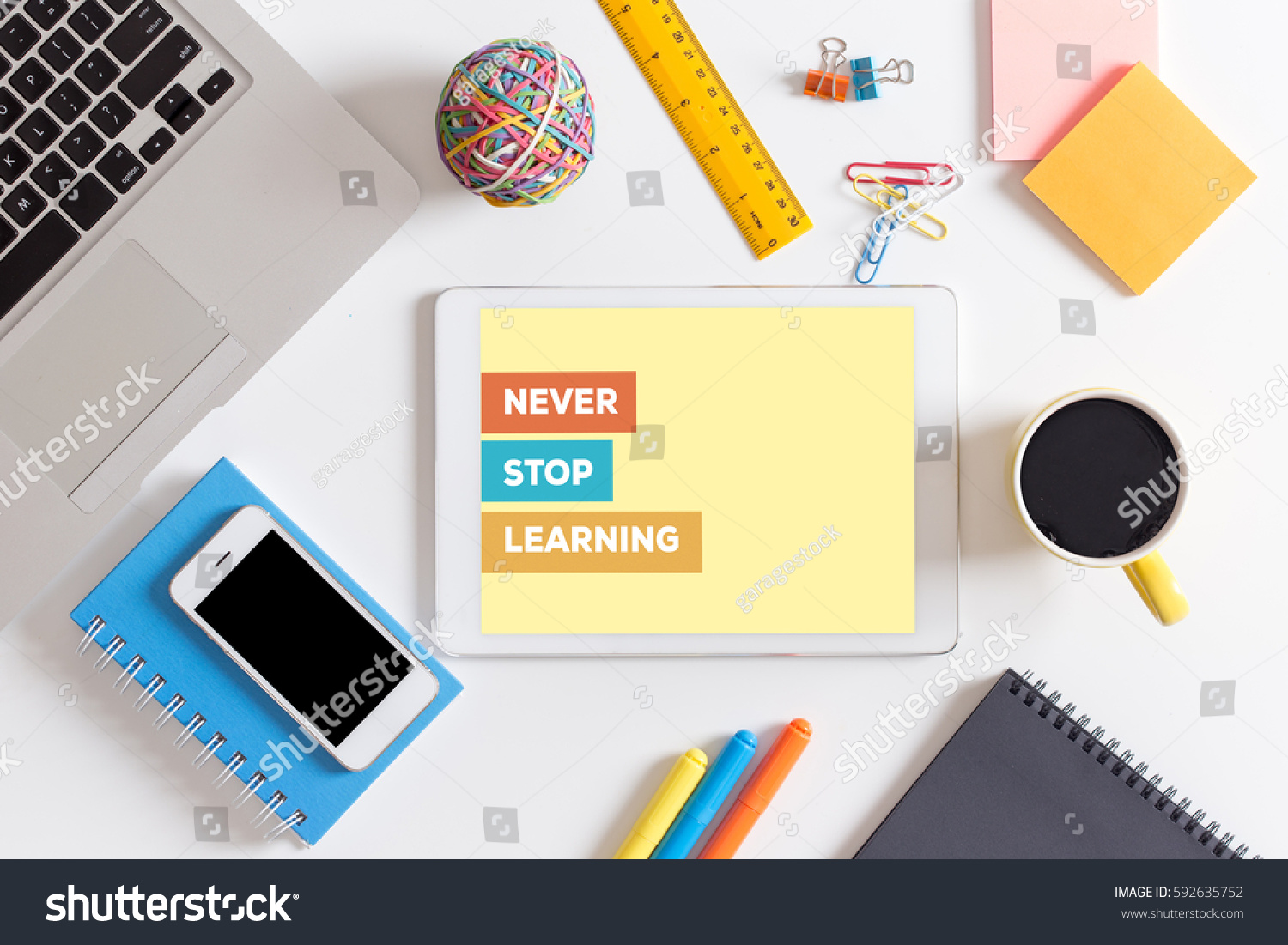 never-stop-learning-concept-stock-photo-edit-now-592635752