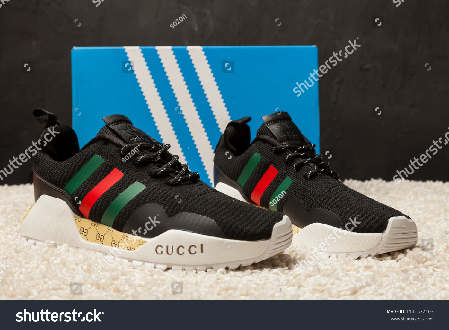 gucci adidas trainers