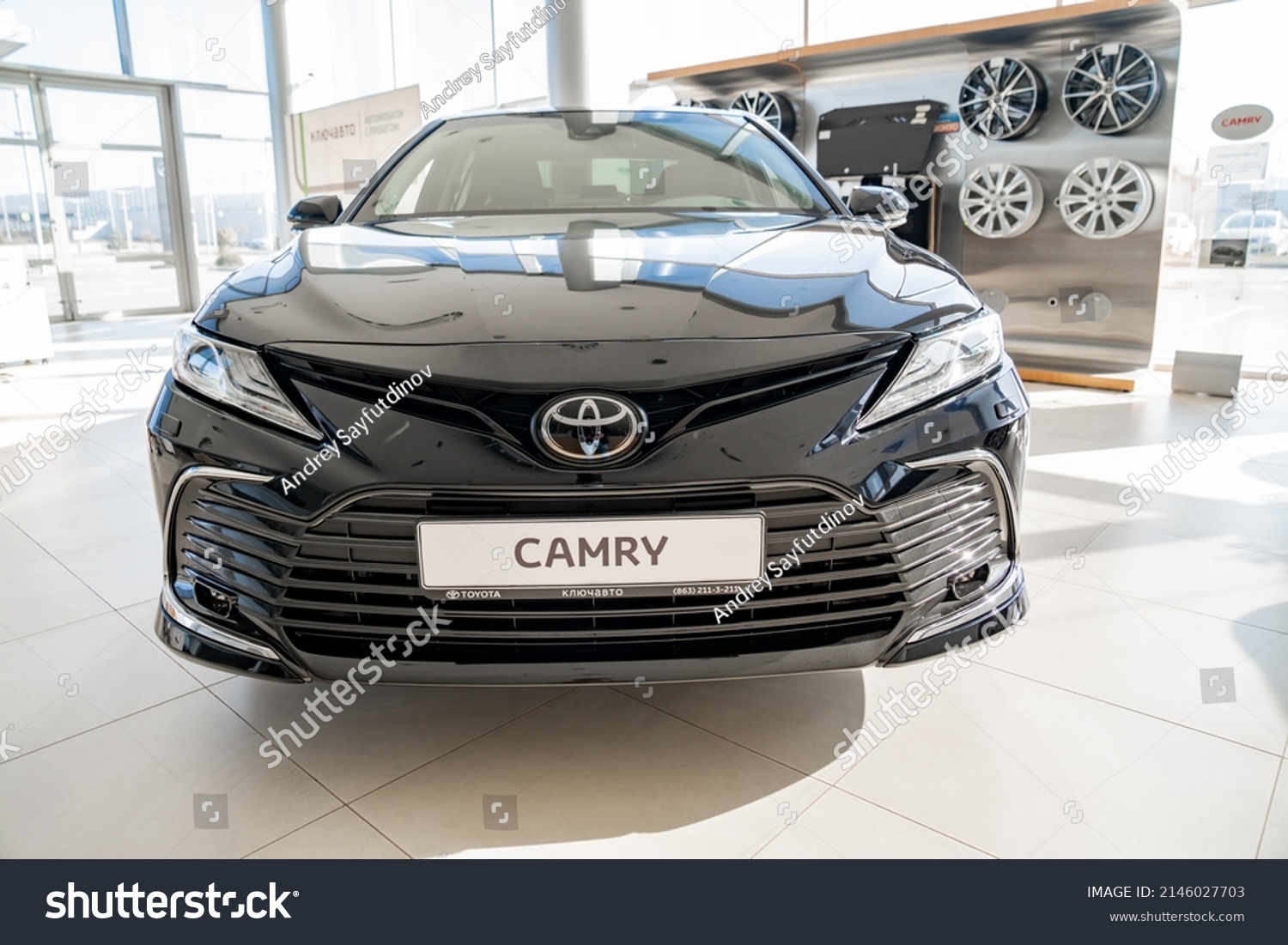 New Black Car Toyota Camry Premises Stock Photo 2146027703 | Shutterstock