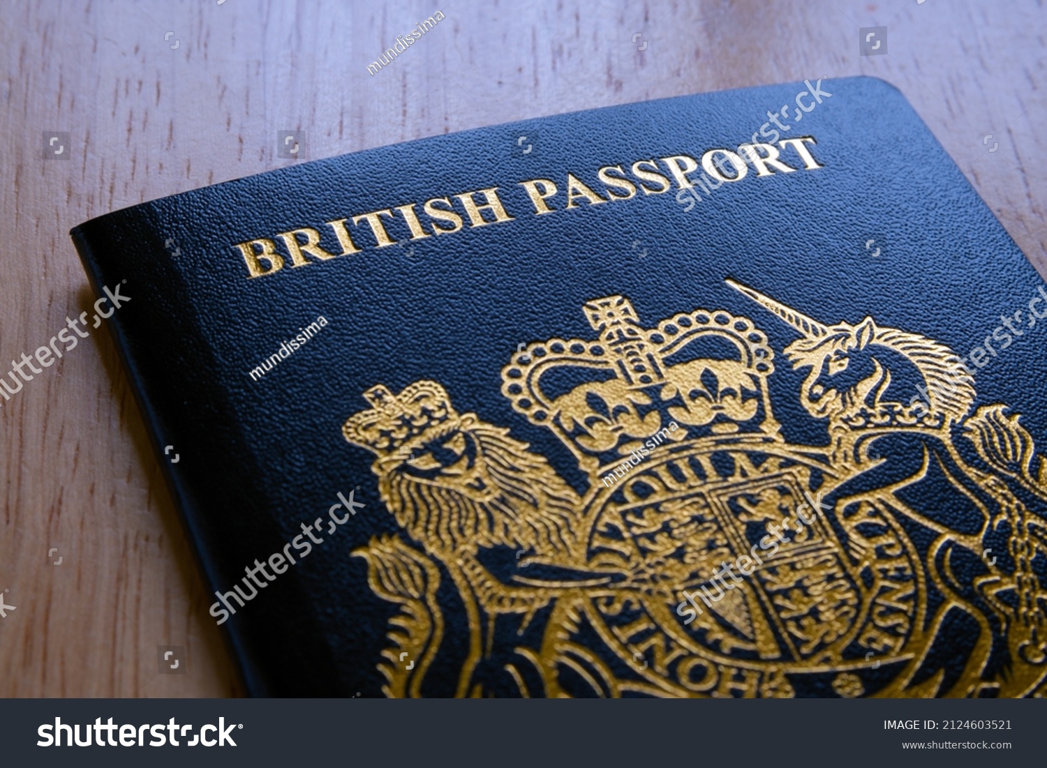 New British Passport Issued After Brexit Stock Photo 2124603521 ...