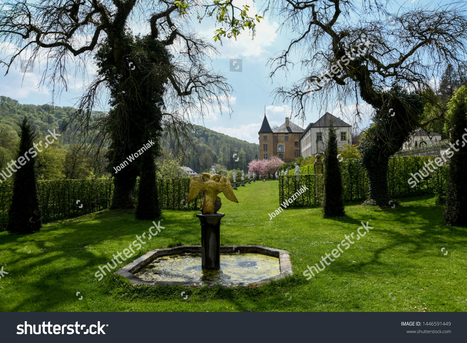 New Castle Ansembourg Located Central Luxembourg Stock Photo Edit