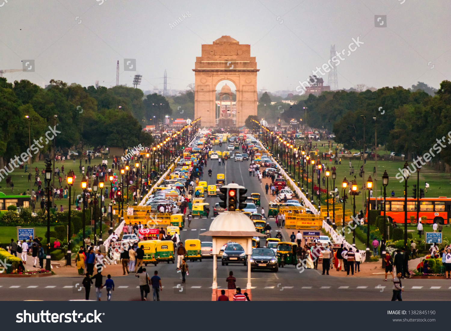 New Delhi Street View New Delhi India March 2019 Delhi Stock Photo 1382845190 | Shutterstock