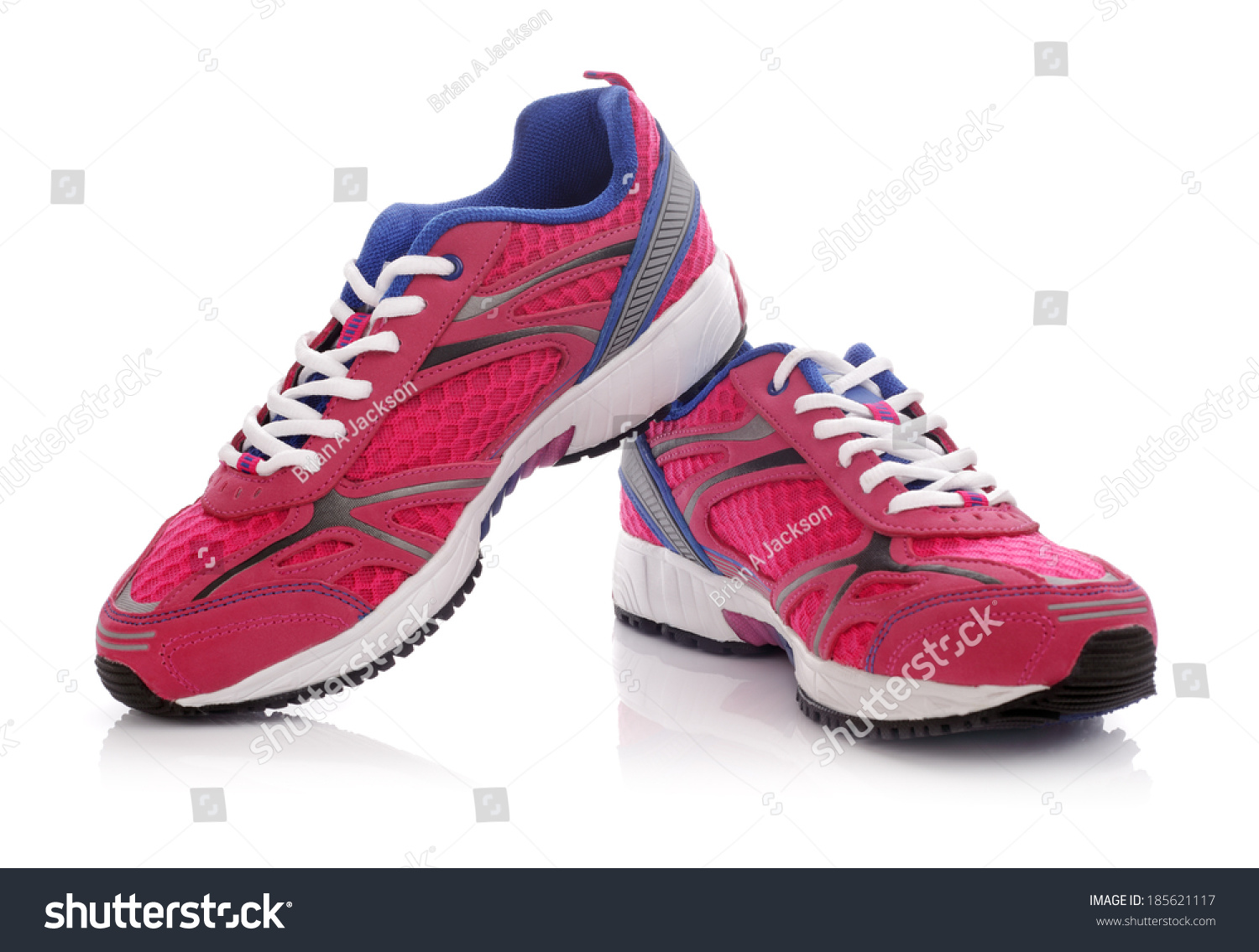 New Unbranded Running Shoe Sneaker Trainer Stock Photo (Edit Now) 185621117