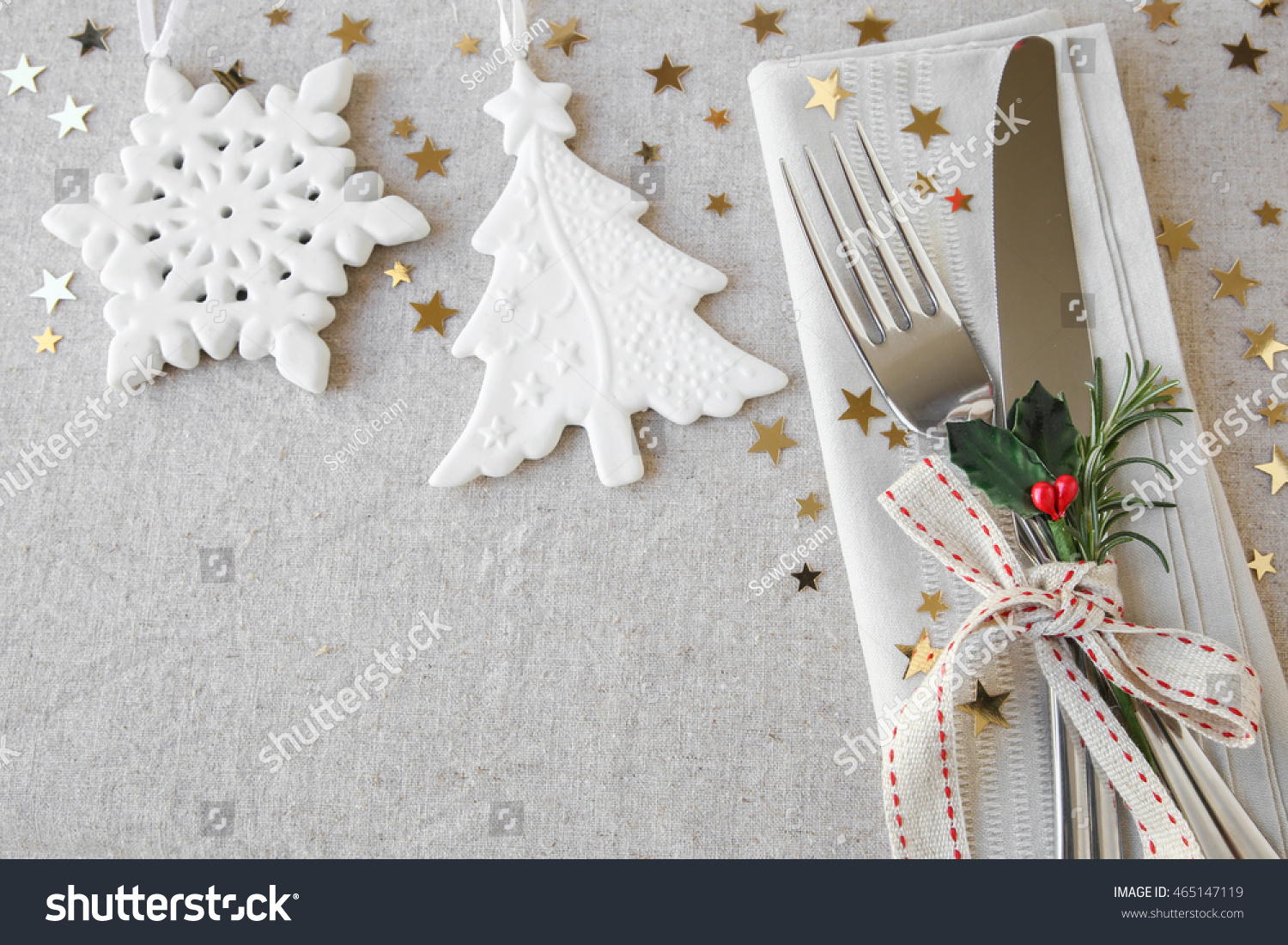New Year Eve 2018 Christmas Food Stock Photo 465147119 
