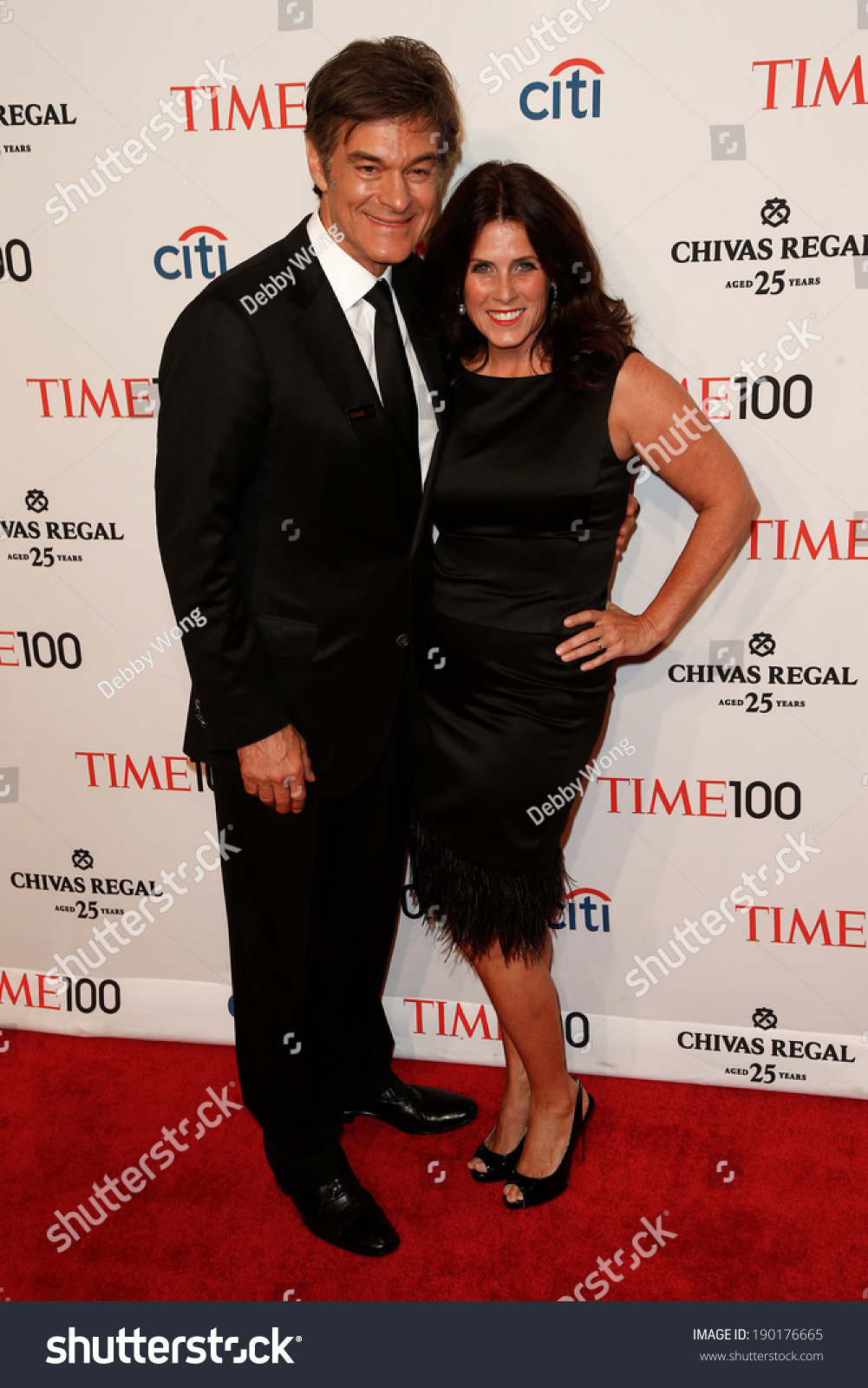 New York-Apr 29: Dr. Mehmet Oz And Wife Lisa Oz Attend The Time 100 ...