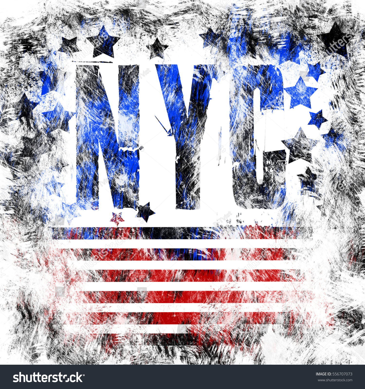 new york city art street graphicのイラスト素材 556707073 shutterstock