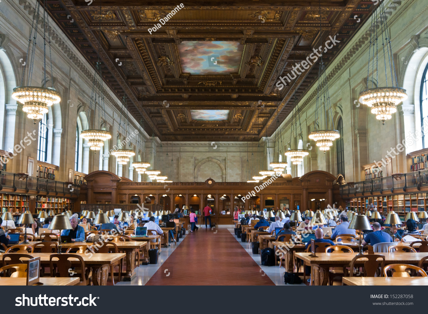 New York City - May 5: New York Public Library, The Third Largest ...