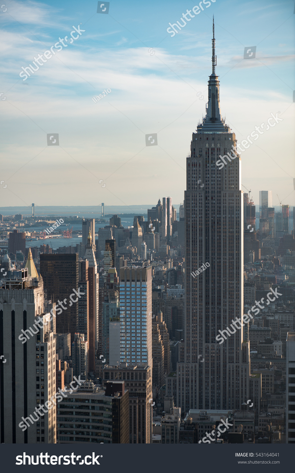 New York City Skyline Urban Skyscrapers Stock Photo 543164041 ...