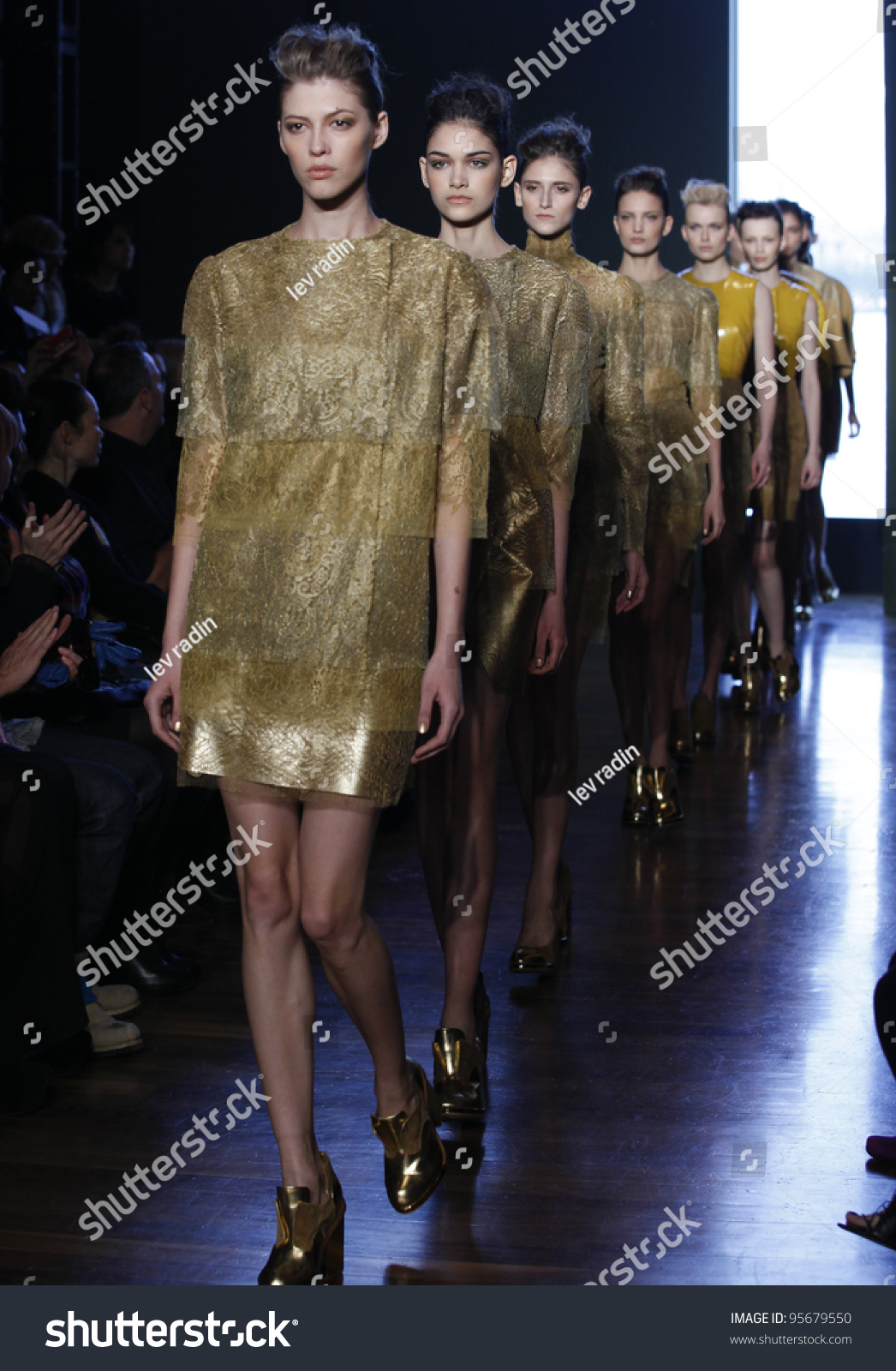New York - February 14: Models Walk Runway For Alexandre Herchcovitch ...