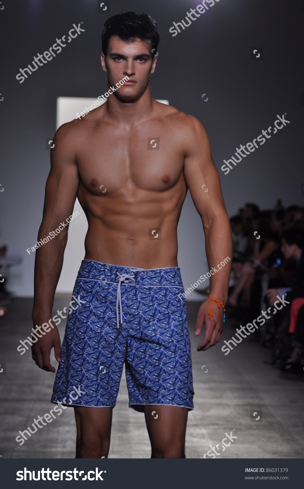 New York - September 9: Male Model Walks The Runway At The Parke ...
