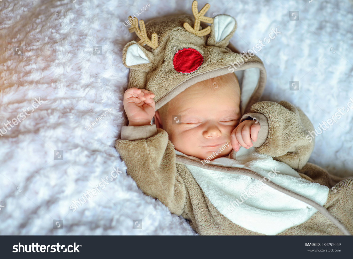 infant baby deer costume