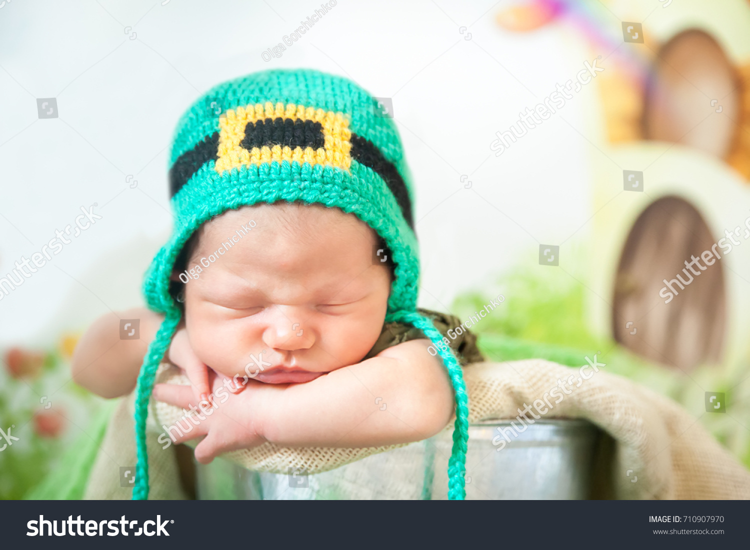 baby leprechaun hat