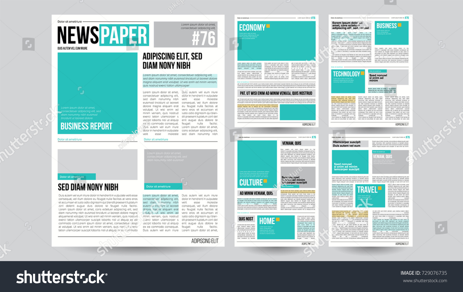 255 Economy newspaper layout Images, Stock Photos & Vectors | Shutterstock