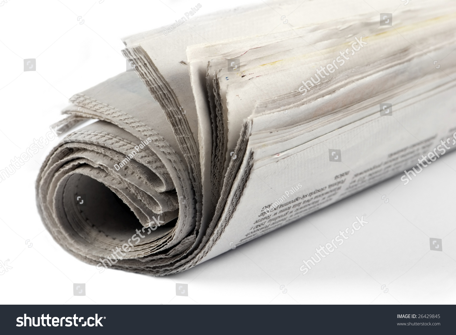 Newspaper Roll Stock Photo 26429845 : Shutterstock