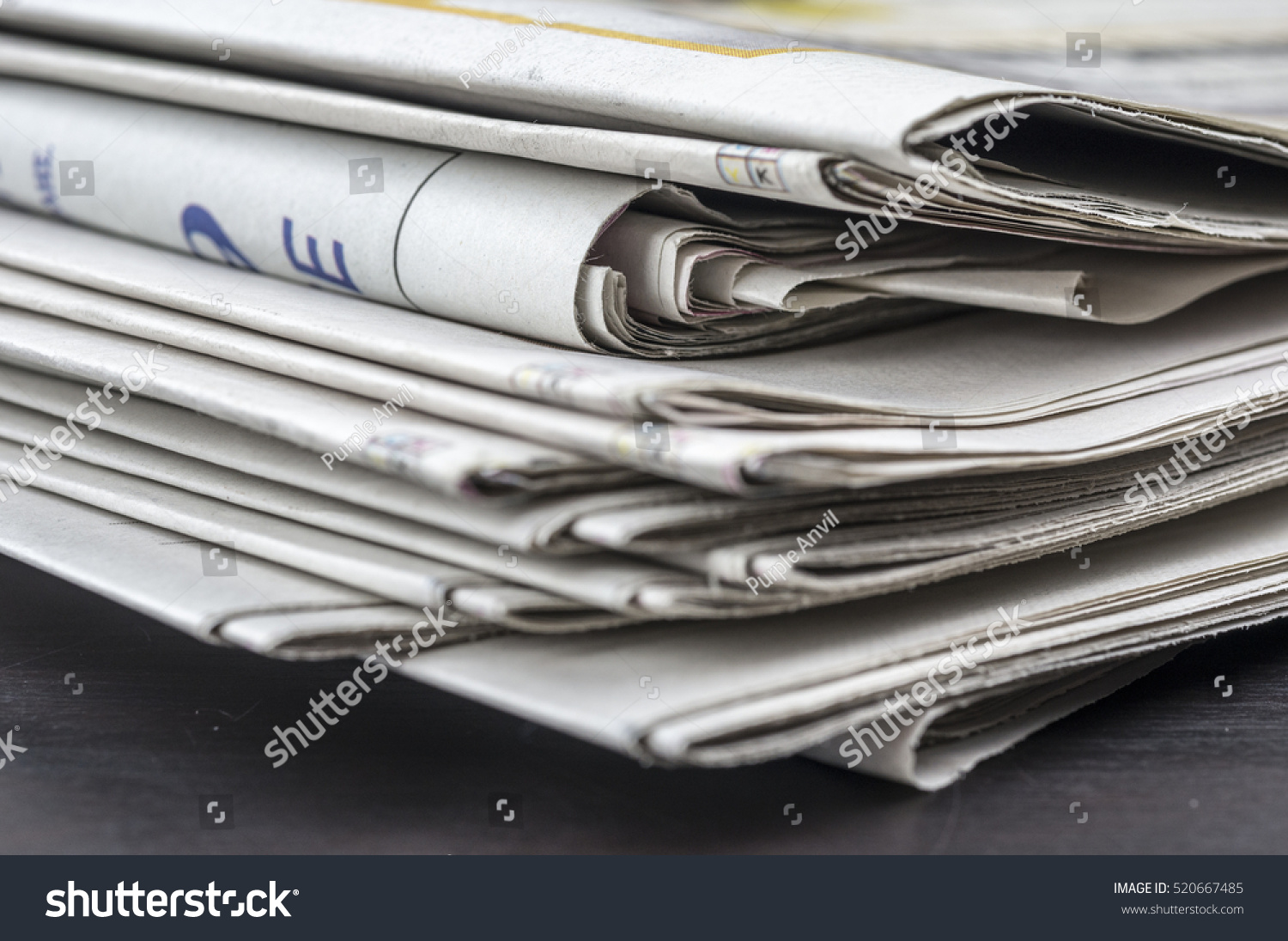 Newspapers Stock Photo 520667485 : Shutterstock