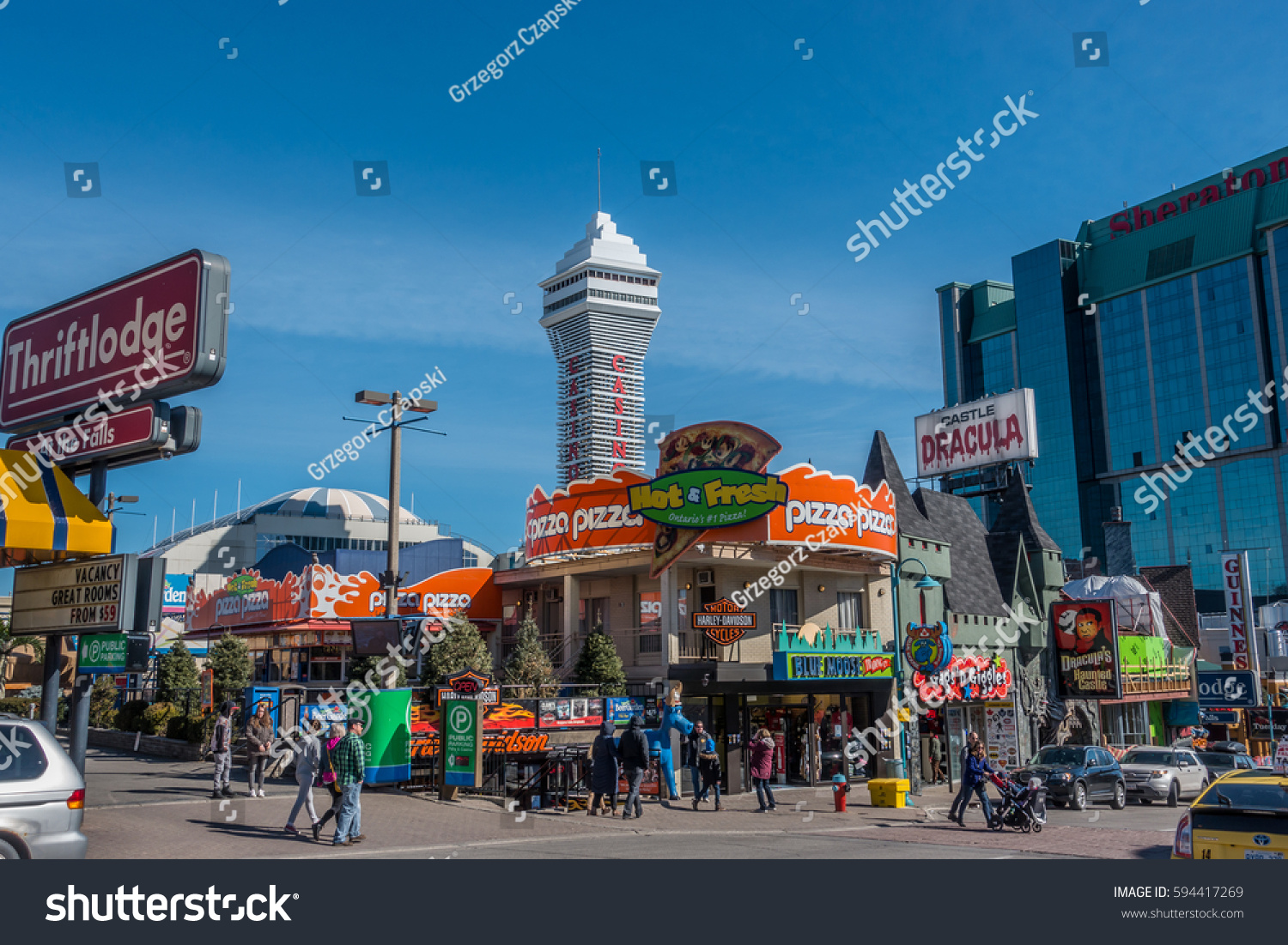 Niagara Falls Canada February 20 2017 Stock Photo Edit Now 594417269