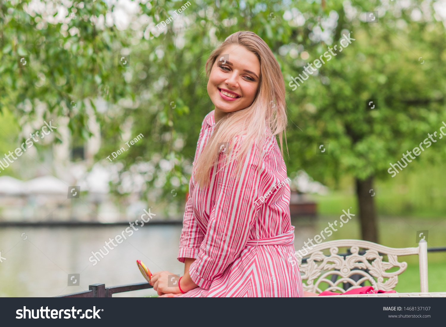 Nice American Girl Next Door Cotton Stock Photo Edit Now