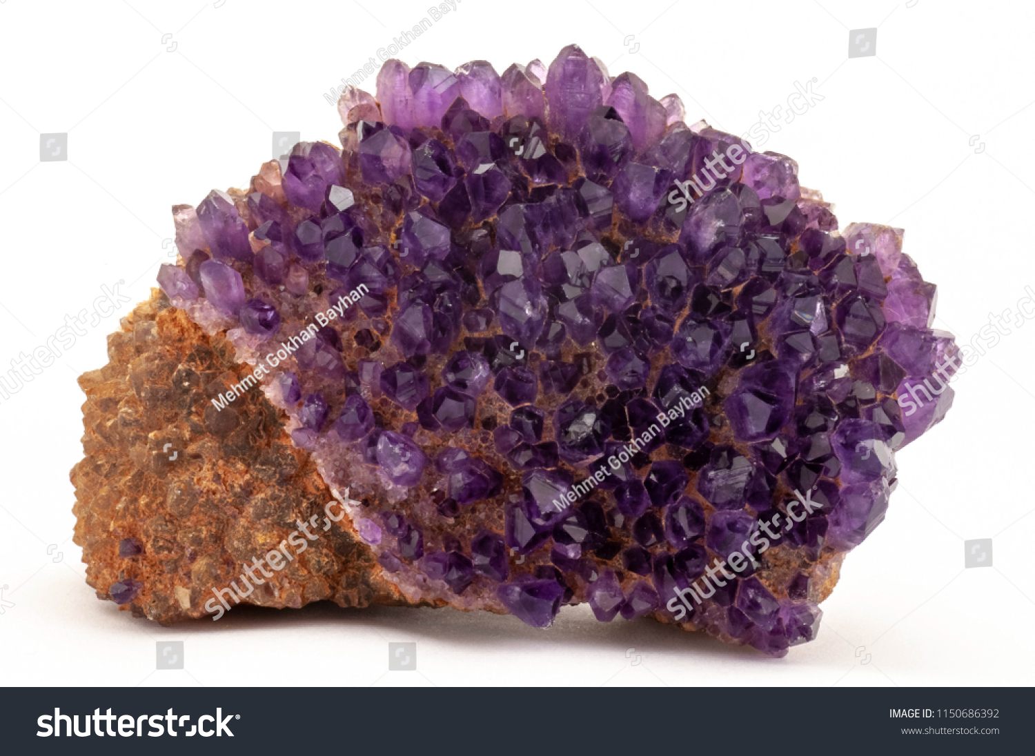 nice color amethyst crystal closeup isolated stock photo edit now 1150686392 shutterstock