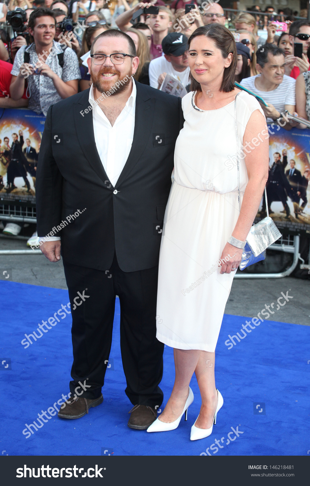 Nick Frost Wife Christina Arriving Worlds Stock Photo Edit Now 146218481