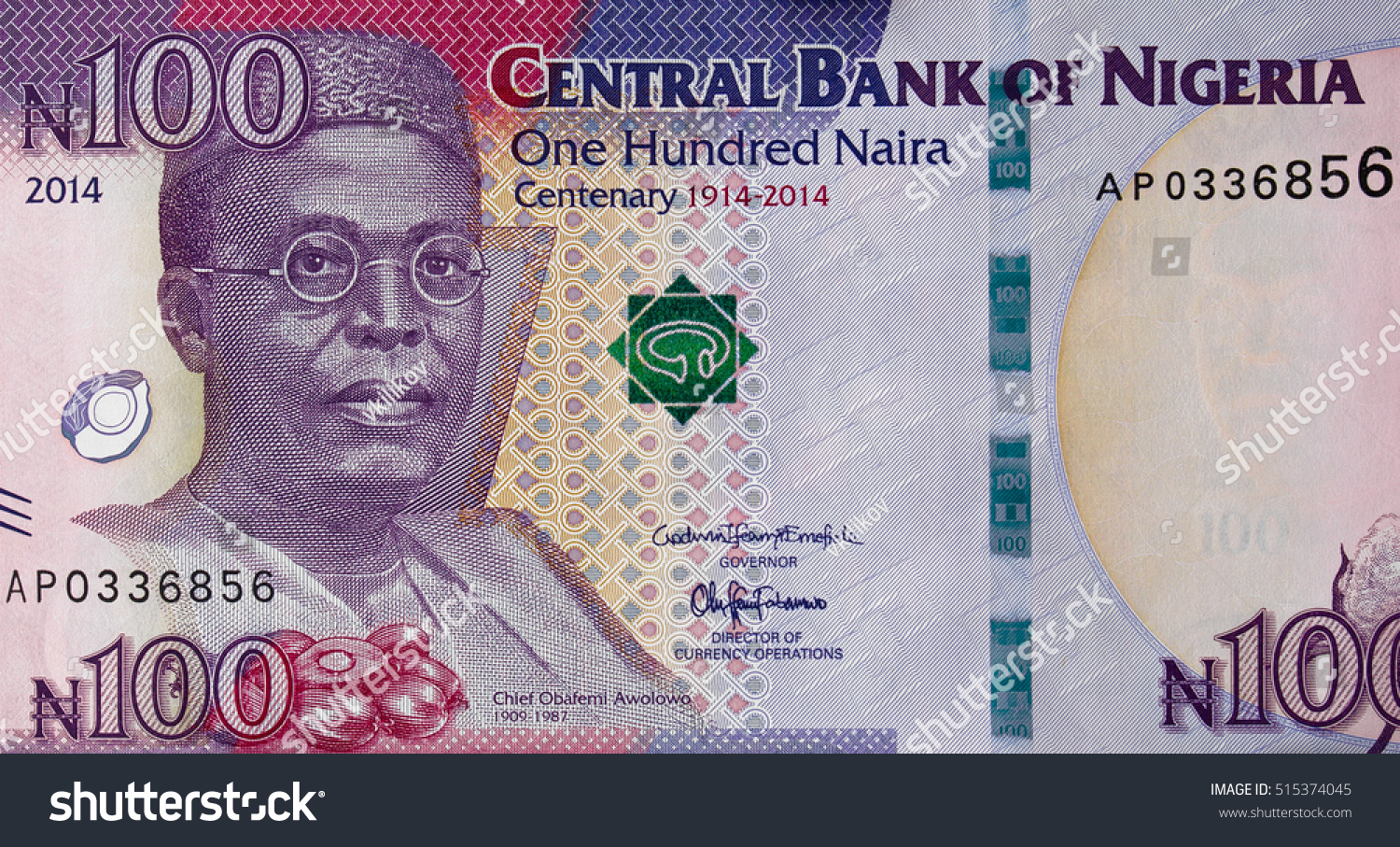 10 naira note person