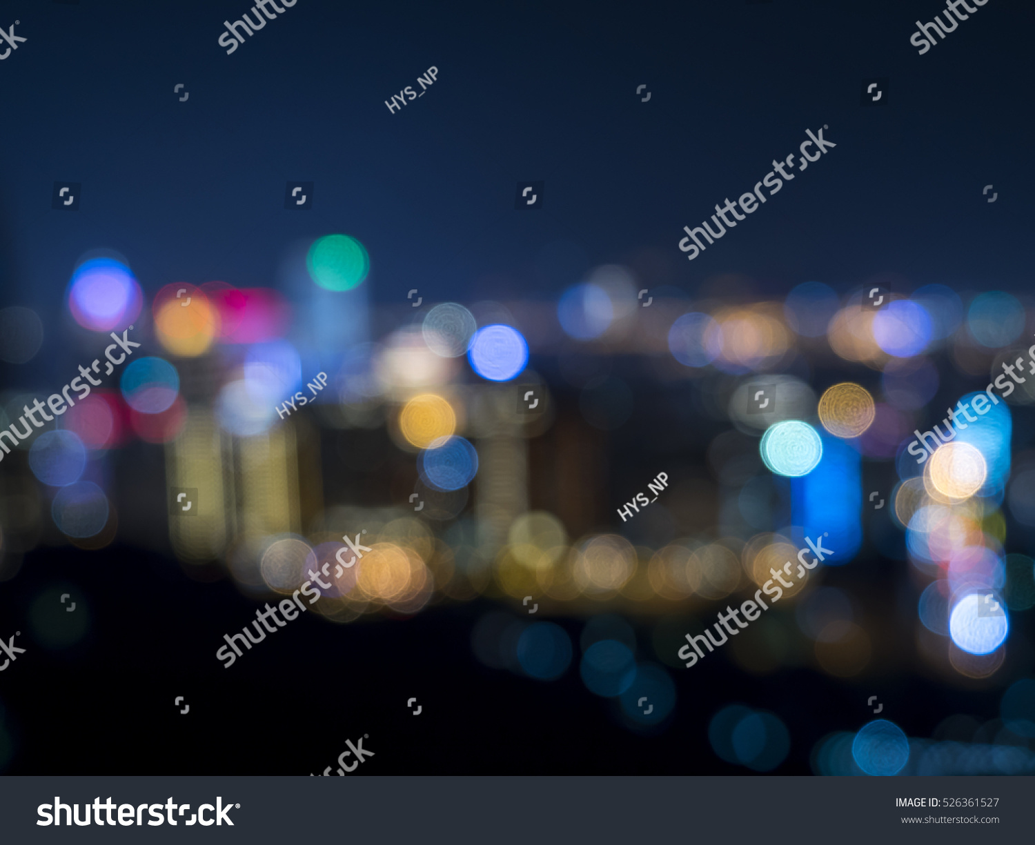 Night Light Bokeh Blur Background Cityscape Stock Photo Edit Now 526361527