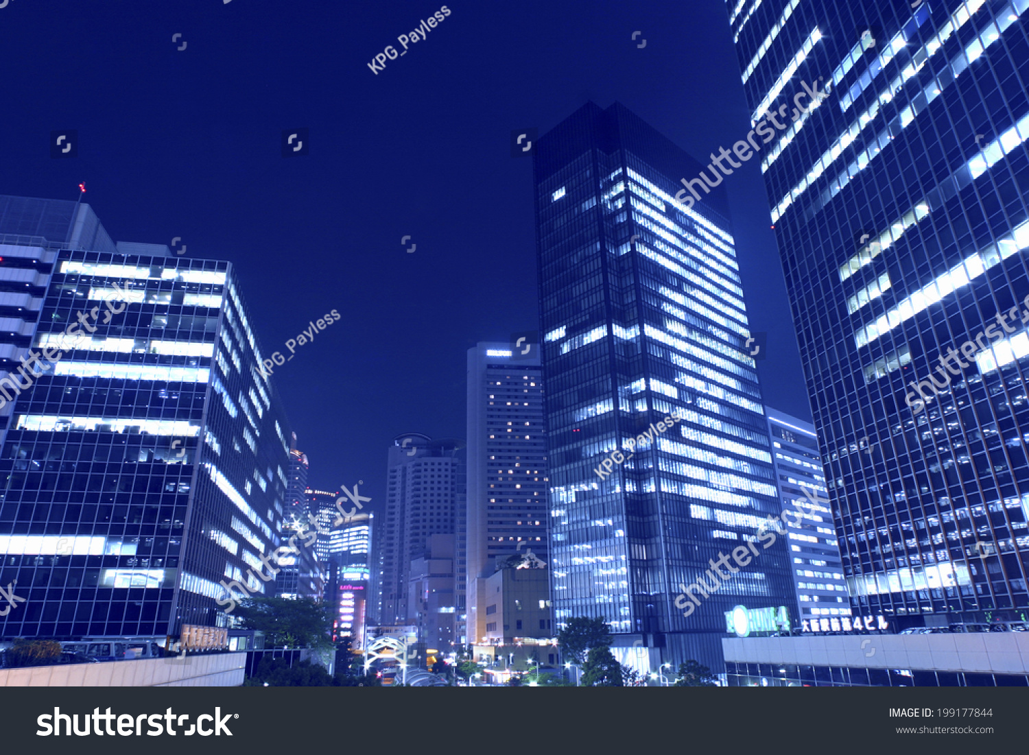 Night View Osaka Umeda Stock Photo 199177844 | Shutterstock