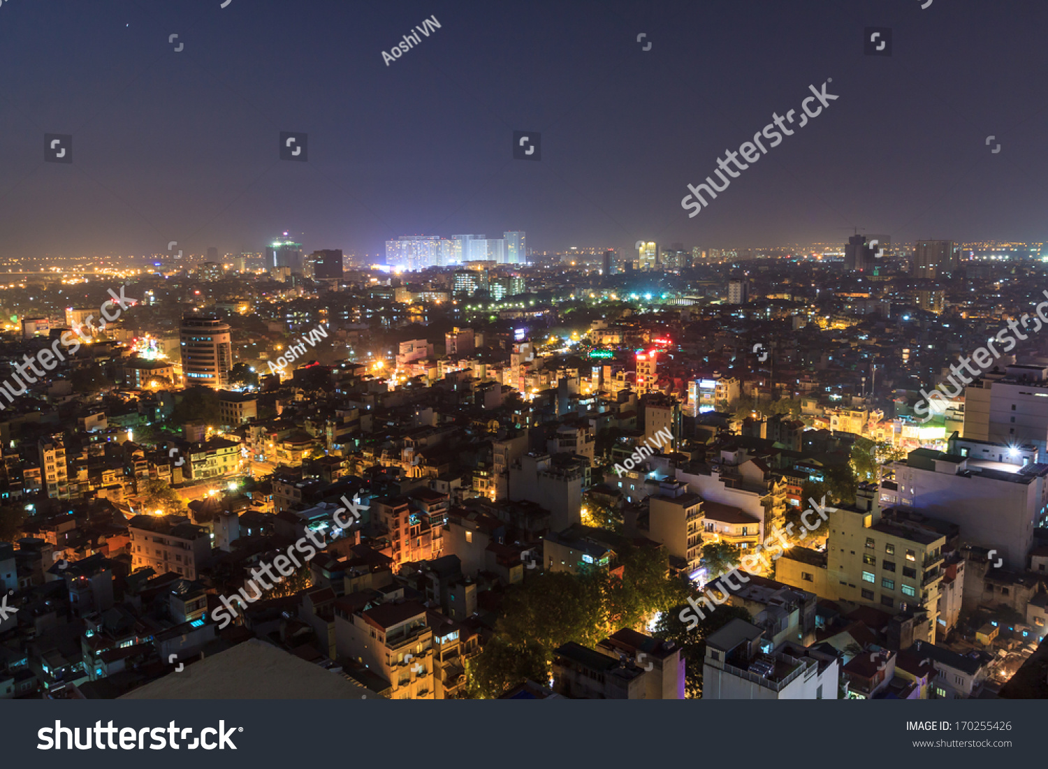 Nightlife Hanoi Vietnam Stock Photo 170255426 | Shutterstock