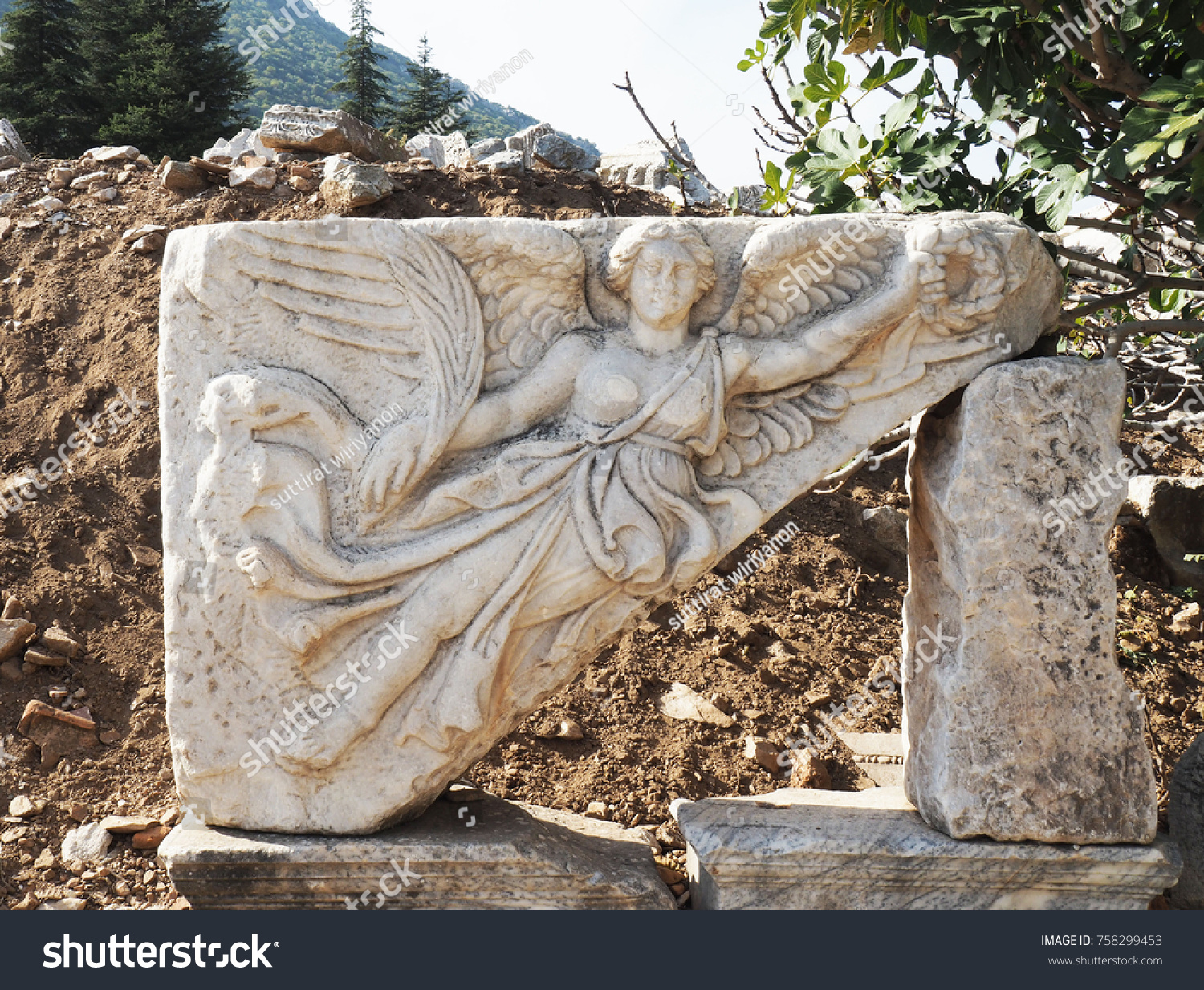 Nike Statue Ephesus Ancient City Stock Photo (Edit Now) 758299453