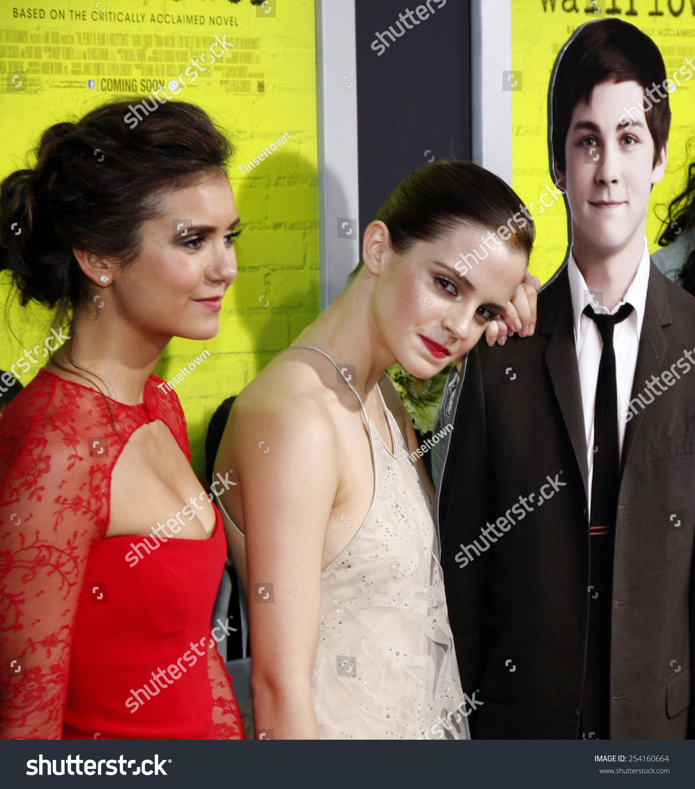 Nina Dobrev Emma Watson Los Angeles Stock Photo (Edit Now) 254160664