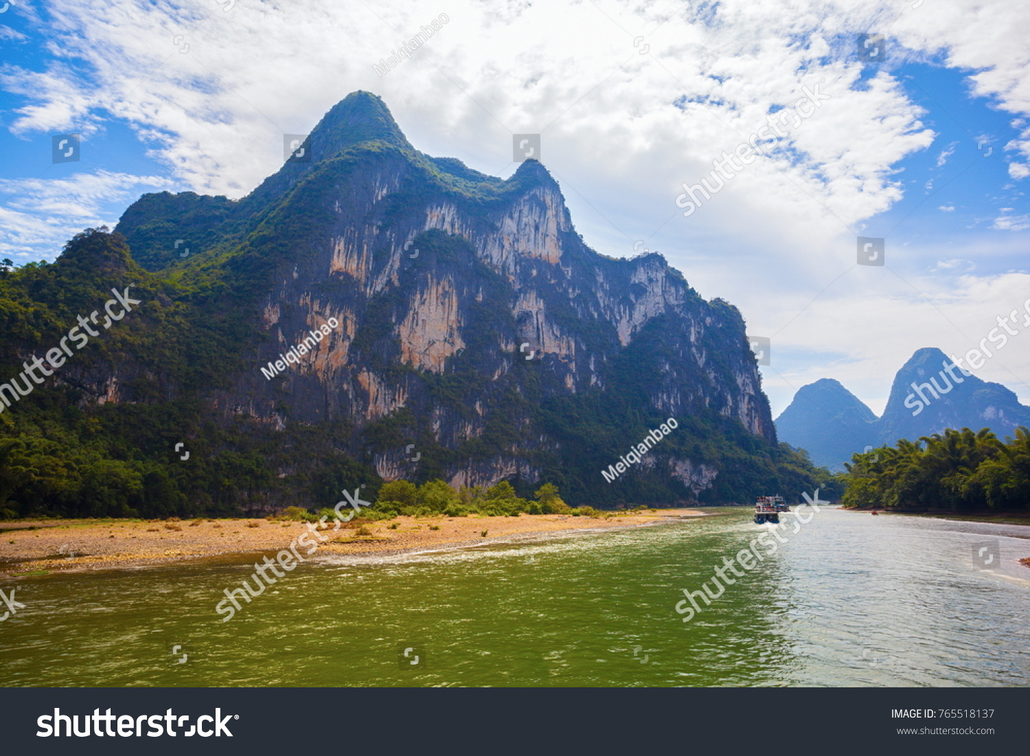 Ninehorse Fresco Hill Famous Landmark Lijiang Stock Photo 765518137 ...